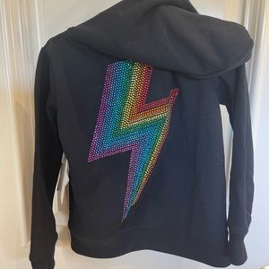 Butter 4 nwt sweatshirt rainbow bolt